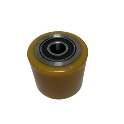 Manufacturing Plant 80*70mm 6204 Bearing PU Load Wheel For Linde Pallet Truck