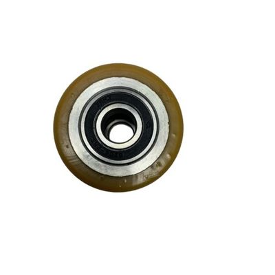 Manufacturing Plant 80*70mm 6204 Bearing PU Load Wheel For Linde Pallet Truck