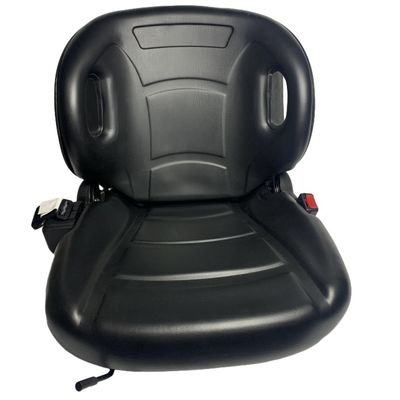 HELI Forklift Parts Universal Forklift Seat with Steel Armrest and Fold Down Backrest