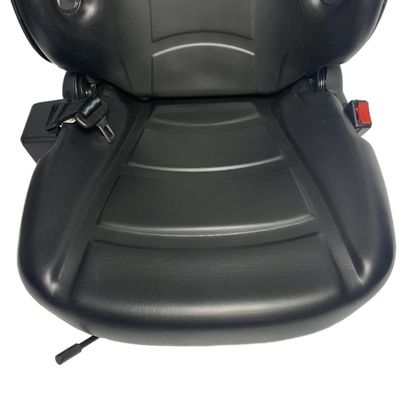 HELI Forklift Parts Universal Forklift Seat with Steel Armrest and Fold Down Backrest