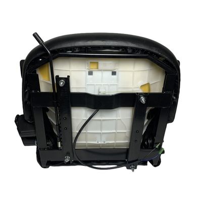 Black Universal Comfortable Luxury H2KE6-80051 Forklift Seat With Micro Switch Armrests and Seat Belts