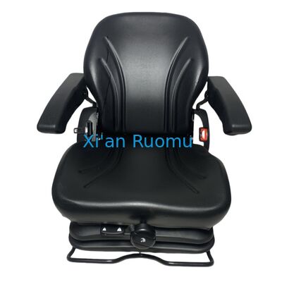 Universal Forklift Seat with Integrated Steel Armrest Fold Down Backrest and Long Working Life