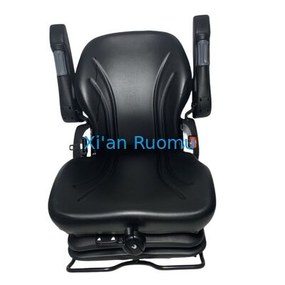 Universal Forklift Seat with Integrated Steel Armrest Fold Down Backrest and Long Working Life