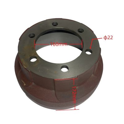 Steel Brake Drum for FD30Z5/T6 FB30 CPC D 30-35 FD30-35 24453-02131 Long Service Life