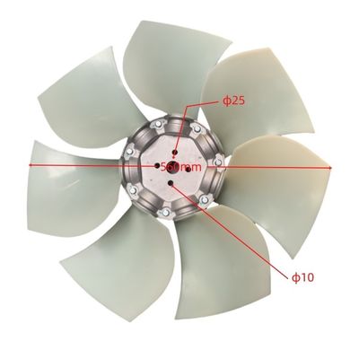 Steel Plastic Radiator Fan Blade with Long Working Life for Diesel Engines H5T01-00501 QSF3.8 QSB4.5