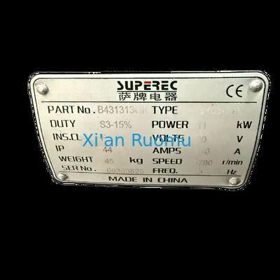 Lonking 1.5-Ton Forklift Oil Pump Motor 48V DC 7.5KW Power with Aluminum Shell for Hydraulic System