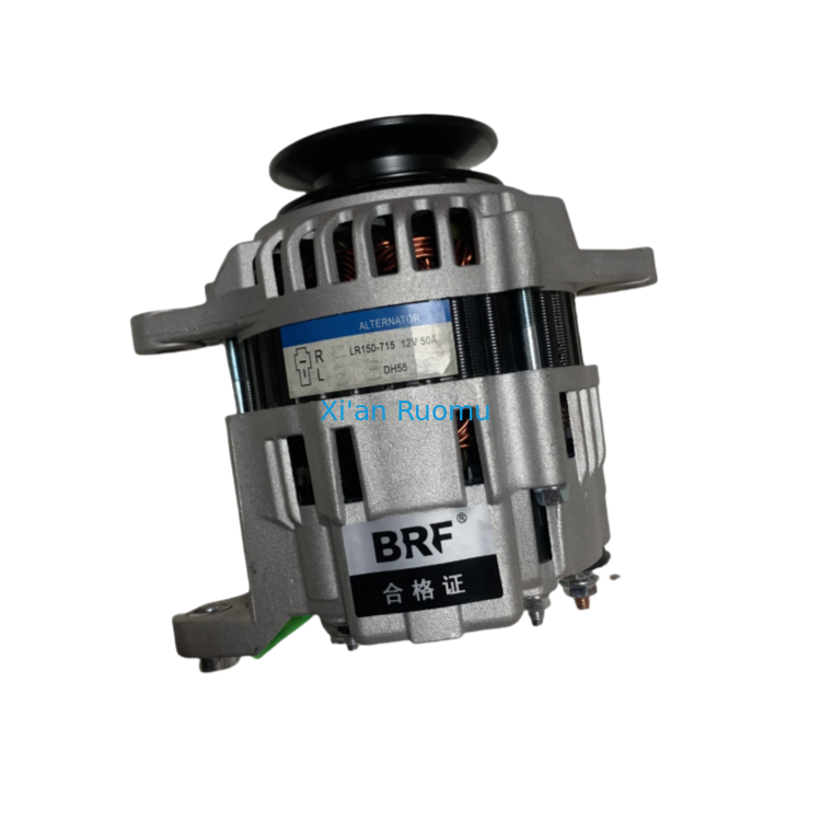 4JG2 Generator Alternator Assembly - 12V 70A Output, Direct Replacement for Isuzu 4JG2 Engine with High-Quality Alloy Housing